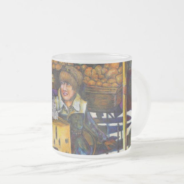Caneca De Café Vidro Jateado O poder da empatia (Frente Esquerda)