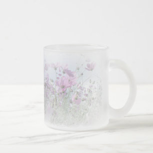 Caneca De Café Vidro Jateado O sonho do Wildflower