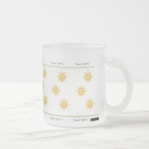Caneca De Café Vidro Jateado Obrigado