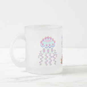 Caneca De Café Vidro Jateado OceanoTribal