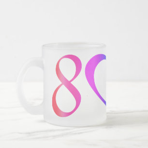 Caneca De Café Vidro Jateado Orgulho gay Rainbow