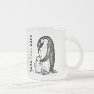 Caneca De Café Vidro Jateado Os pais conhecem melhor