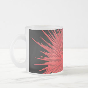 Caneca De Café Vidro Jateado Ouriço-do-mar