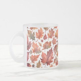 Caneca De Café Vidro Jateado Padrão de Design Radiância Rústica