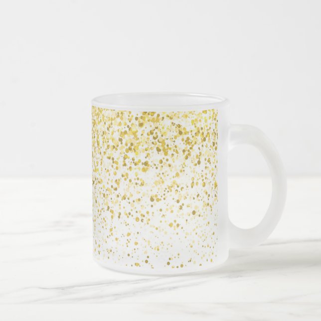 Caneca De Café Vidro Jateado Padrão de gradiente de brilho 1 (Direita)