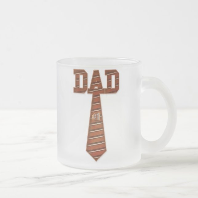 Caneca De Café Vidro Jateado pai nº 1 (Direita)