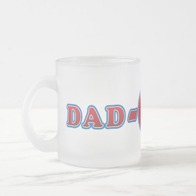Caneca De Café Vidro Jateado Pai-O-Ácaro (Esquerda)