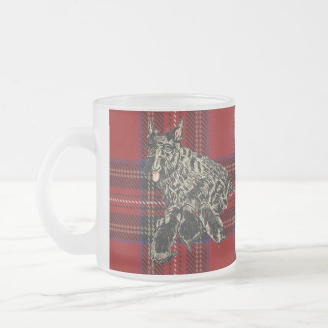 Caneca De Café Vidro Jateado Pais orgulhosos (Esquerda)