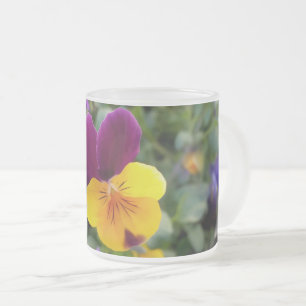 Caneca De Café Vidro Jateado Pancas brilhantes