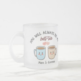 Caneca De Café Vidro Jateado Par Ceia de Chá Personalizada para Casais