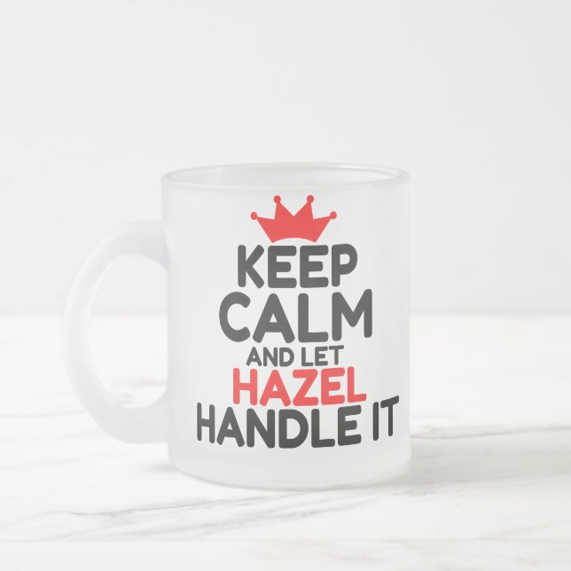 CANECA DE CAFÉ VIDRO JATEADO PERIGO (Esquerda)