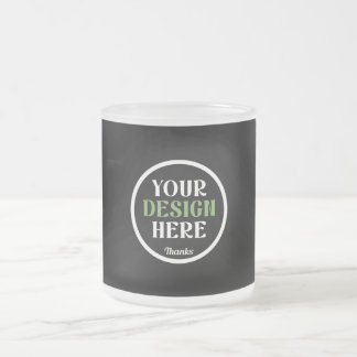 Caneca De Café Vidro Jateado Personalized, Elegant, Classic, Wedding Gifts