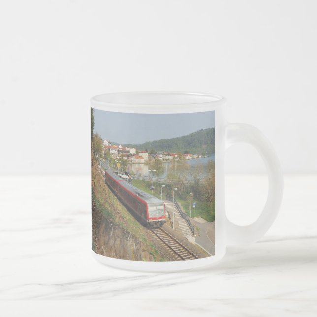Caneca De Café Vidro Jateado Personenzug em Herzhausen à Edersee (Direita)