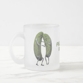 Caneca De Café Vidro Jateado Pickleball Lovers!