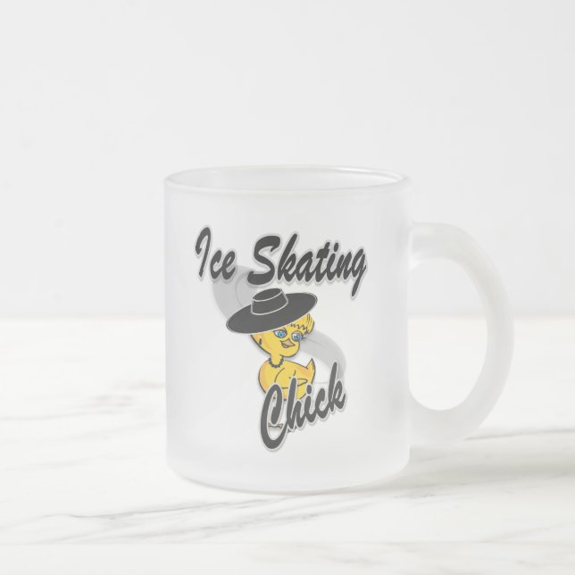 Caneca De Café Vidro Jateado Pintinho de Pele de Gelo nº 4 (Direita)