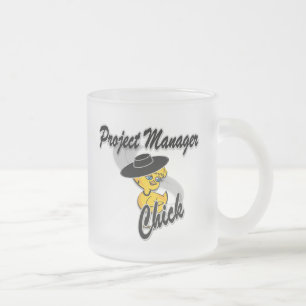 Caneca De Café Vidro Jateado Pintinho nº 4 do Project Manager