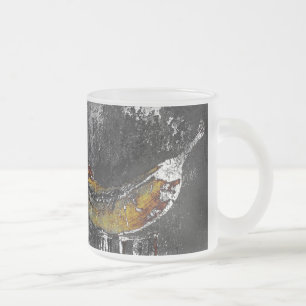 Caneca De Café Vidro Jateado planície