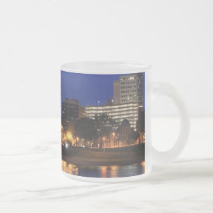 Caneca De Café Vidro Jateado Ponte Estadual da Pensilvânia