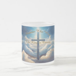 Caneca De Café Vidro Jateado Prepare o caminho