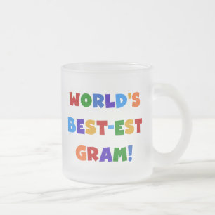 Caneca De Café Vidro Jateado Presentes brilhantes das cores do grama do