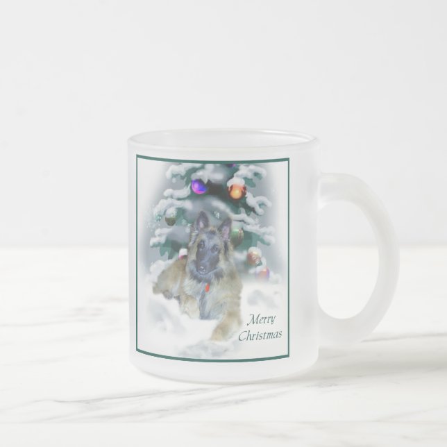 Caneca De Café Vidro Jateado Presentes de Natal em Tervuren na Bélgica (Direita)