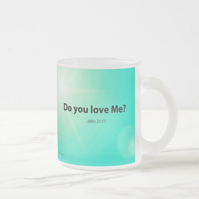 Caneca De Café Vidro Jateado Presentes de páscoa (Direita)