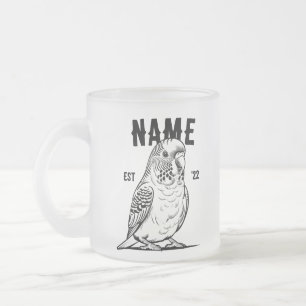 Caneca De Café Vidro Jateado Preto Personalizado e Orçamento Branco