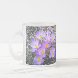 CANECA DE CAFÉ VIDRO JATEADO PRIMEIROS SINAIS DE PRIMAVERA