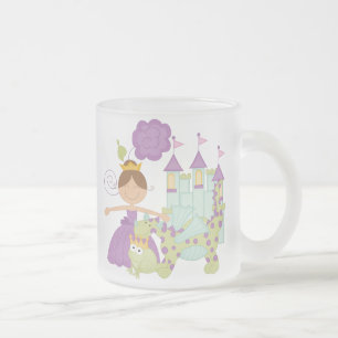 Caneca De Café Vidro Jateado Princesa triguenha