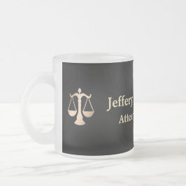 Caneca De Café Vidro Jateado Procurador-Geral