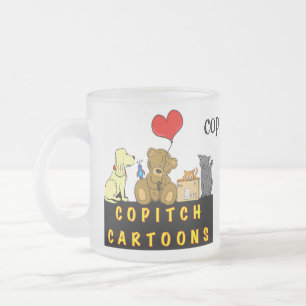 Caneca De Café Vidro Jateado promocional copitch.com
