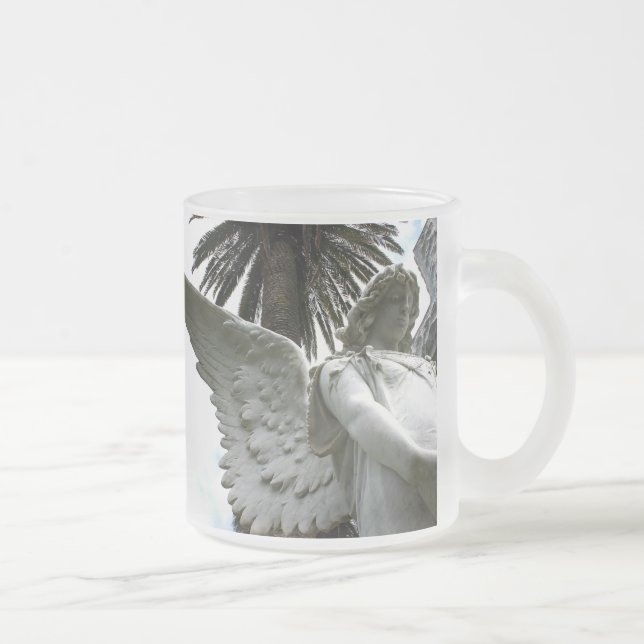 Caneca De Café Vidro Jateado Queda na paz (Direita)
