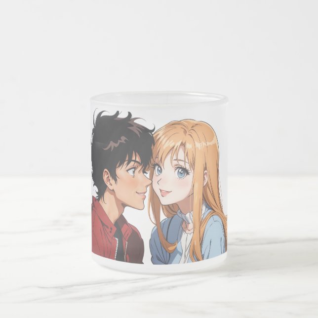 Caneca De Café Vidro Jateado Querida (Centro)