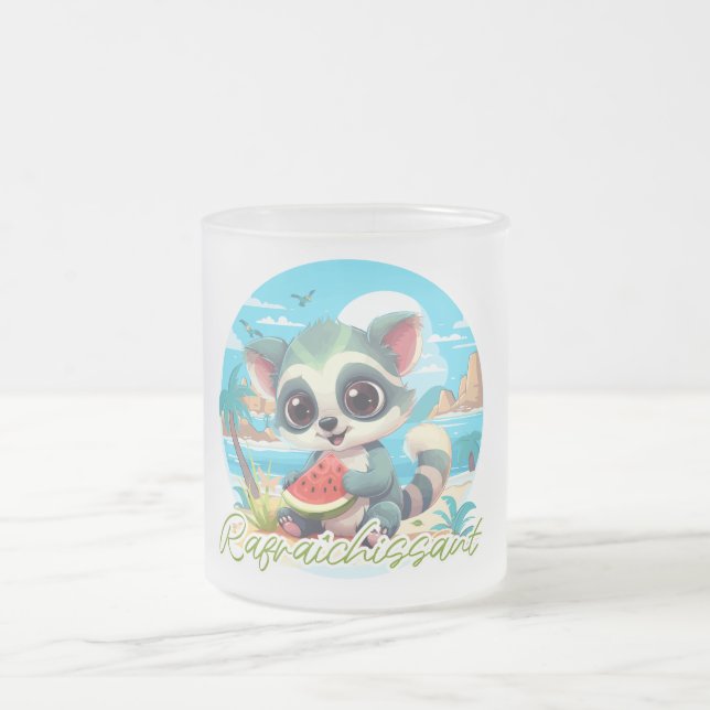 Caneca De Café Vidro Jateado Rafraîchissant (Centro)
