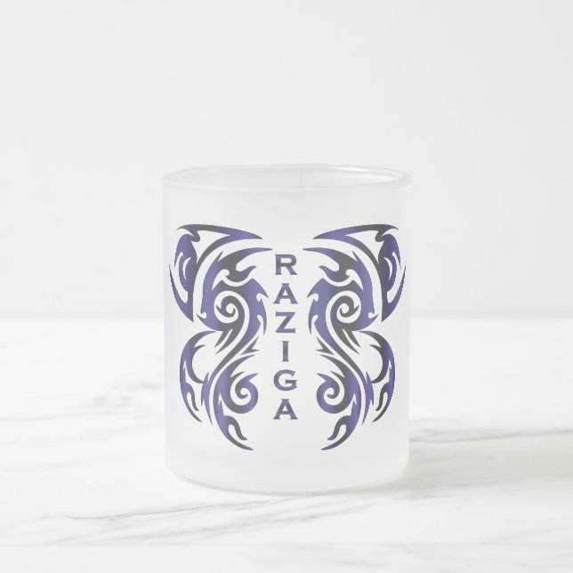 Caneca De Café Vidro Jateado RAZIGA Glass Mug (Centro)