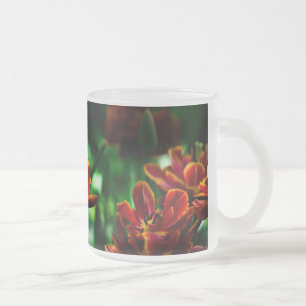 Caneca De Café Vidro Jateado Red Tulip - Sua Majestade o Rei