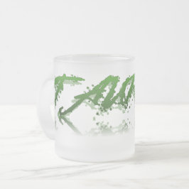 Caneca De Café Vidro Jateado Reflexão Taurus