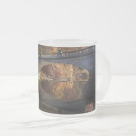 Caneca De Café Vidro Jateado Reflexões de queda no estado de Vanderbilt