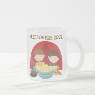 Caneca De Café Vidro Jateado Rocha dos Sleepovers