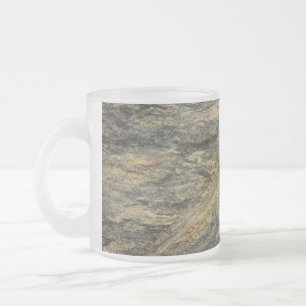 Caneca De Café Vidro Jateado Rock de Joshua Tree Abstrato Nature