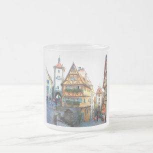 Caneca De Café Vidro Jateado Rothenburg20150903
