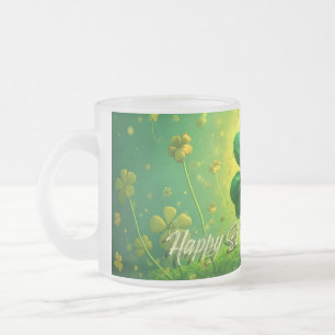 Caneca De Café Vidro Jateado Saudações para a Rua.