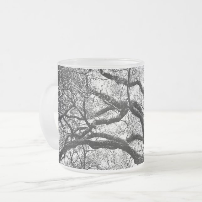 Caneca De Café Vidro Jateado Savannah Canopy (Frente Esquerda)