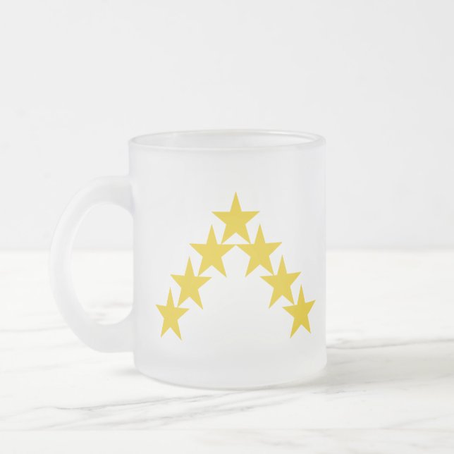 Caneca De Café Vidro Jateado SCA Mynydd Seren (Esquerda)
