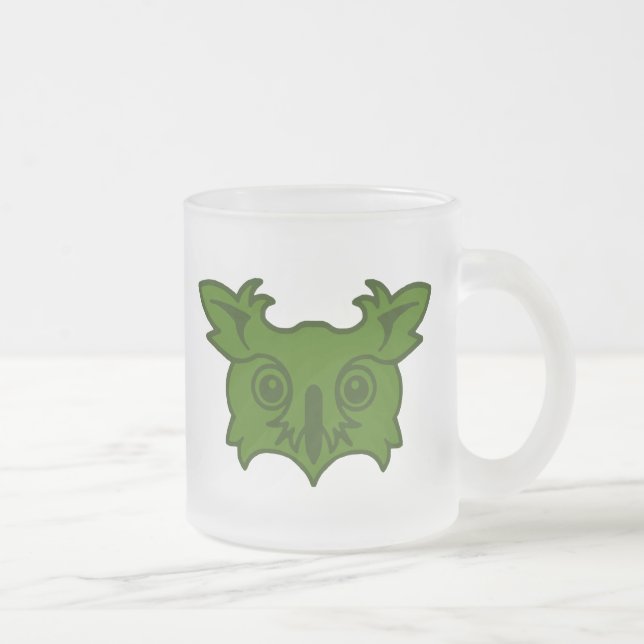 Caneca De Café Vidro Jateado SCA Owlsherst (Direita)