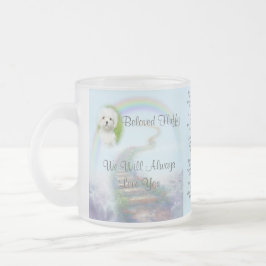 Caneca De Café Vidro Jateado Se Lágrimas Pudessem Construir Um Memorial De Pet