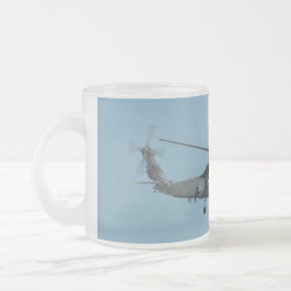 Caneca De Café Vidro Jateado Seahawk MH-60R