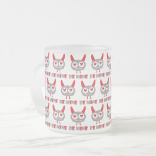 Caneca De Café Vidro Jateado Seja meu amante monstro