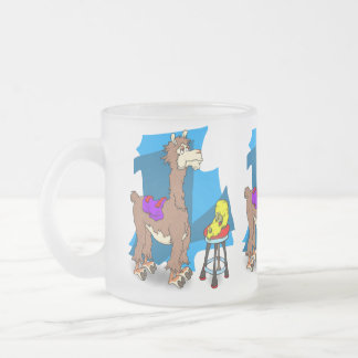 Caneca De Café Vidro Jateado Sem drama de feno de lama! 2