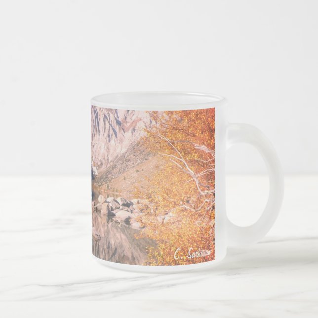 Caneca De Café Vidro Jateado Ser a pessoa (Direita)